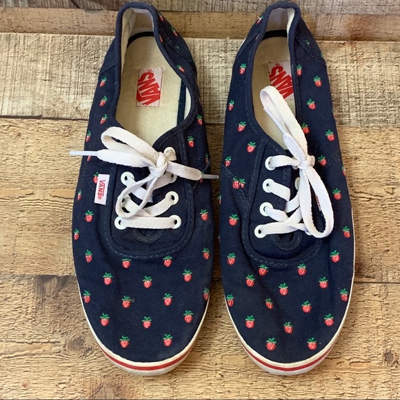 strawberry vans shoes